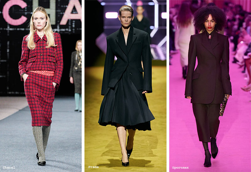 Fall/Winter 2022-2023 Fashion Trends: Office Chic Skirt Suits