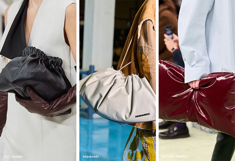 Fall/Winter 2022-2023 Handbag Trends: Ruched Bags