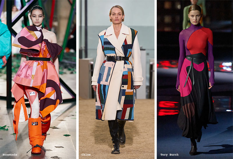 Fall/Winter 2022-2023 Print Trends: Color-Blocked Patterns