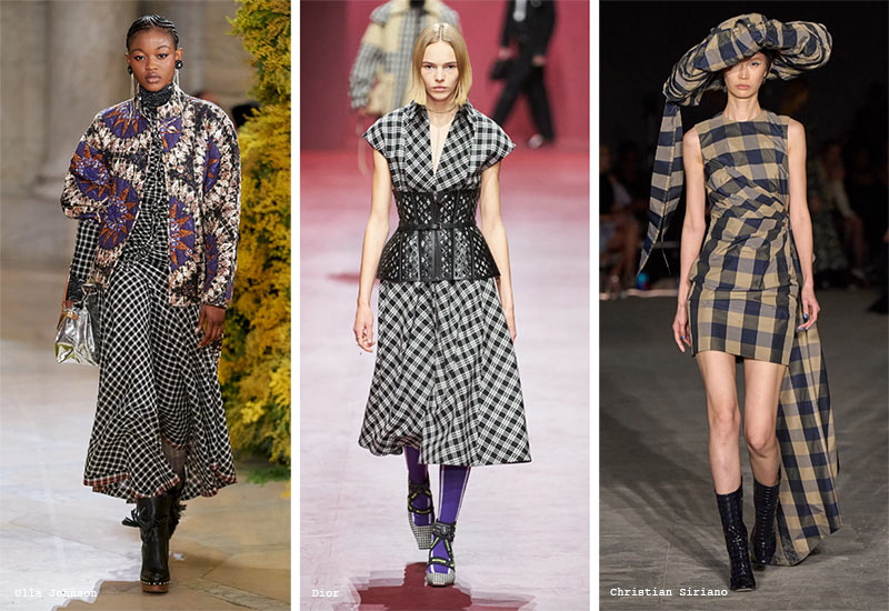 Fall/Winter 2022-2023 Print Trends: Gingham Patterns