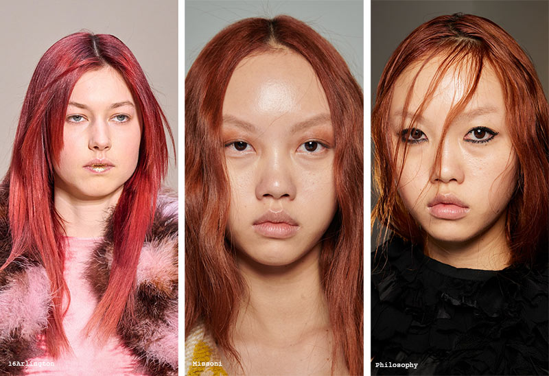 Fall/Winter 2022-2023 Hairstyle Trends: Red Hair Colors
