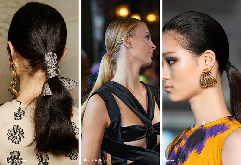 Fall/Winter 2022-2023 Hairstyle Trends: Sleek Ponytails