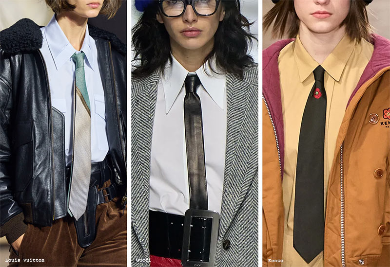 Fall/Winter 2022-2023 Accessory Trends: Neckties
