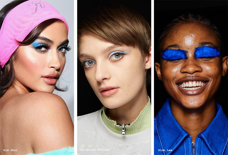 Fall/Winter 2022-2023 Makeup Trends: Blue Eyeshadow