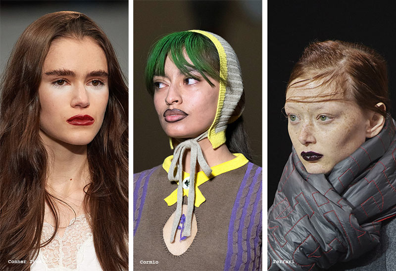 Fall/Winter 2022-2023 Makeup Trends: Dark Lipstick Shades