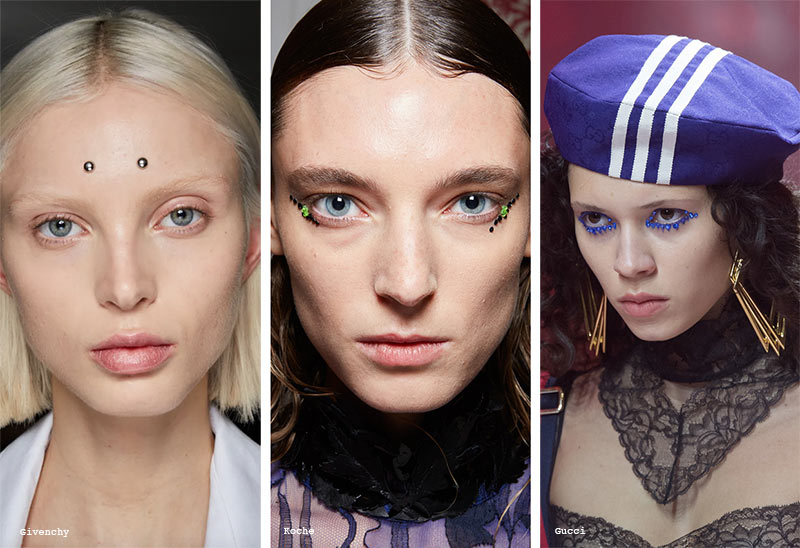 Fall/Winter 2022-2023 Makeup Trends: Face Gems
