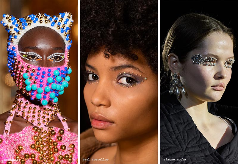 Fall/Winter 2022-2023 Makeup Trends: Face Gems