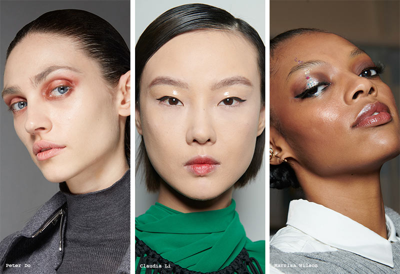 Fall/Winter 2022-2023 Makeup Trends: Glossy Eyeshadow