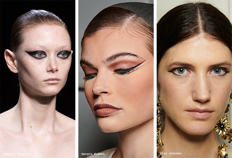 Fall/Winter 2022-2023 Makeup Trends: Winged Eyeliner