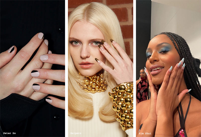 Fall/Winter 2022-2023 Nail Trends: Colorful French Manicure