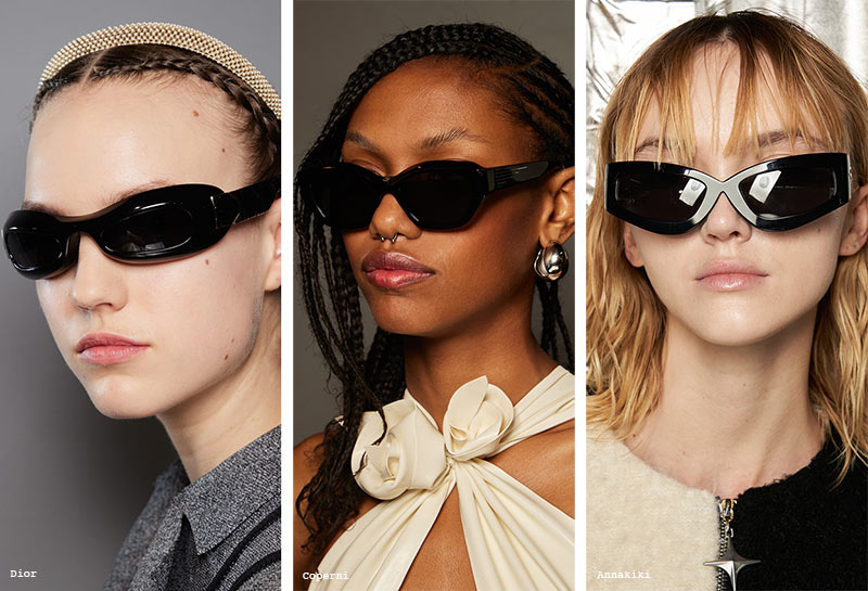 Fall/Winter 2022-2023 Sunglasses Trends: Black Sunglasses