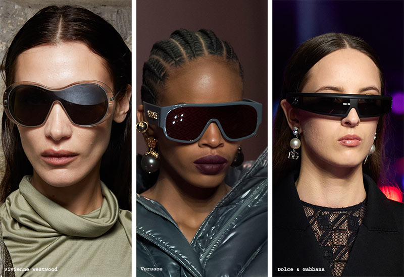 Fall/Winter 2022-2023 Sunglasses Trends: Shield Sunglasses