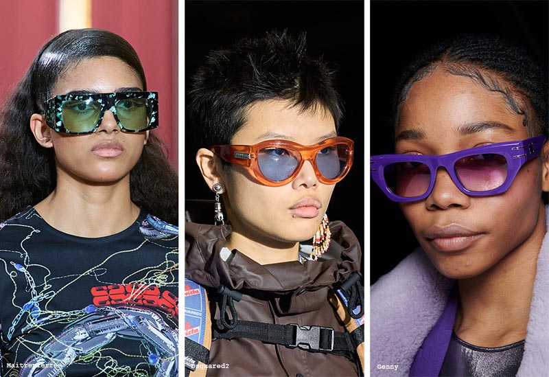 Fall/Winter 2022-2023 Sunglasses Trends: Sunglasses with Colorful Lenses