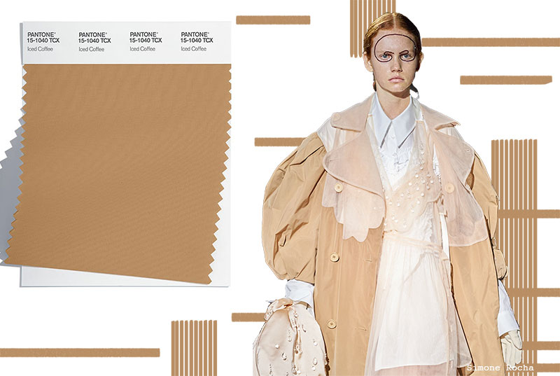 Fall/Winter 2022-2023 Pantone Colors Trends: Iced Coffee