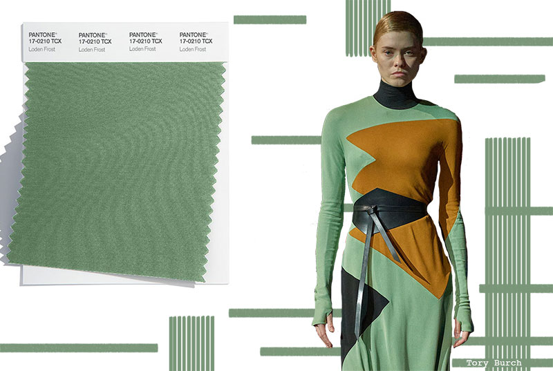 Fall/Winter 2022-2023 Pantone Colors Trends: Loden Frost
