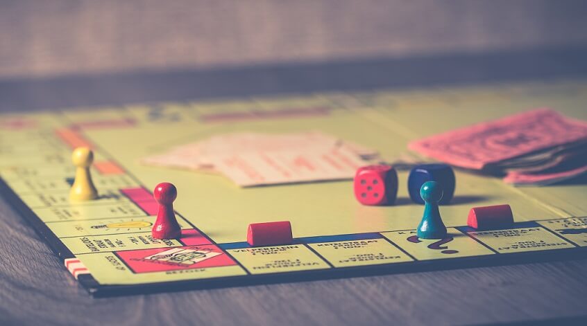 Photo of monopoly board game