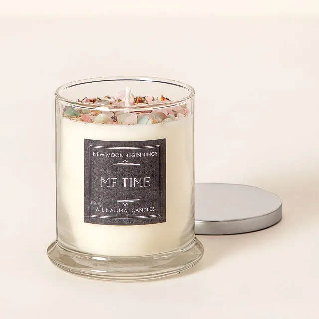 the me time candle from uncommon goods